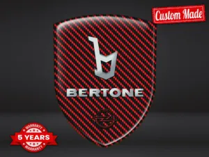 Bertone Autoemblem Hochwertig Professionell Anpassbar